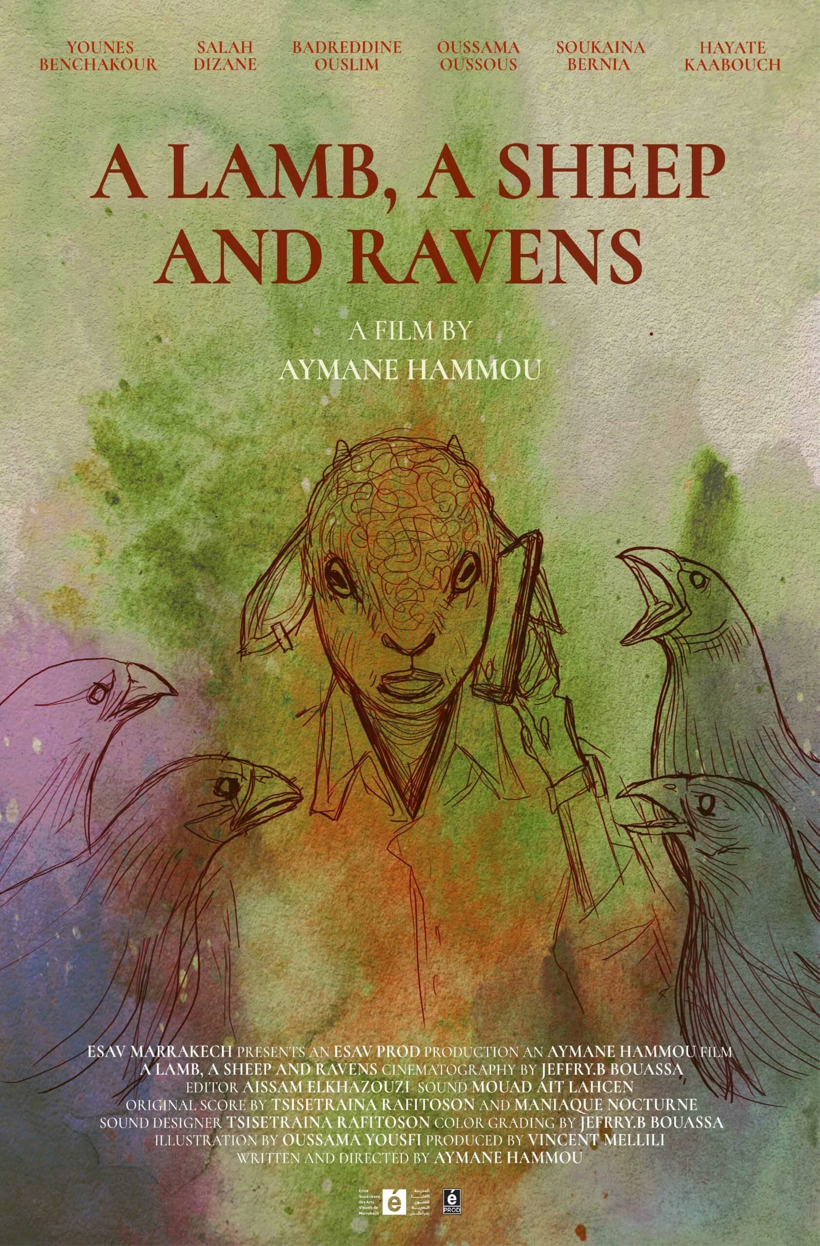 A Lamb, A Sheep And Ravens - Poster2